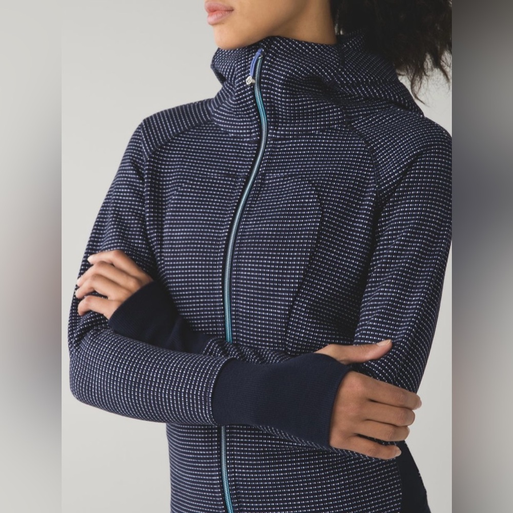 Lululemon Scuba Hoodie III Double Dot Naval Blue Lullaby Naval Blue